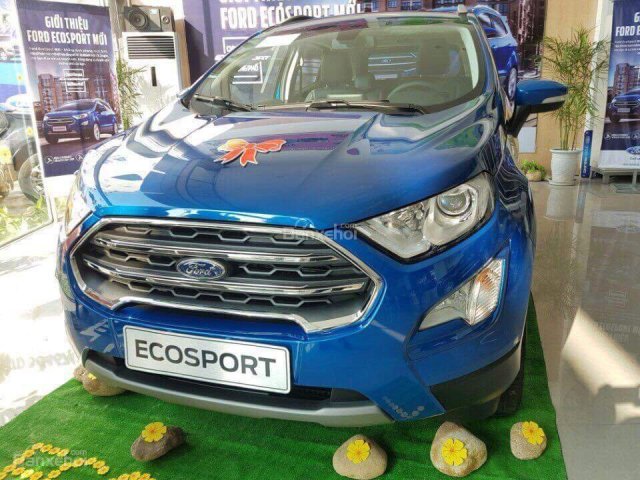 Bán Ford EcoSport 1.0L AT Titanium sản xuất 2018, màu xanh giá tốt