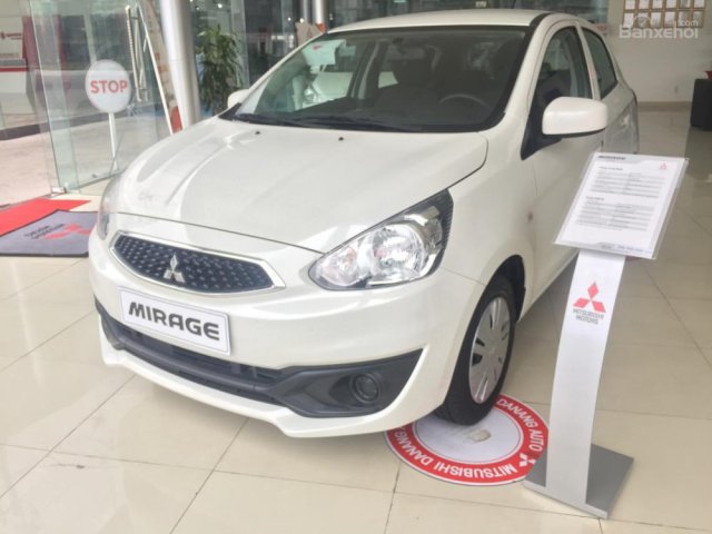 Bán xe Mitsubishi Mirage tại Đà Nẵng, màu trắng, xe nhập giá cạnh tranh, số sàn