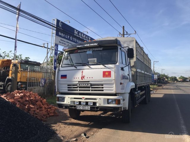 Bán tải thùng Kamaz 65117 thùng (7,8m) đời 2015, Kamaz cũ 2015 thùng 7,8m