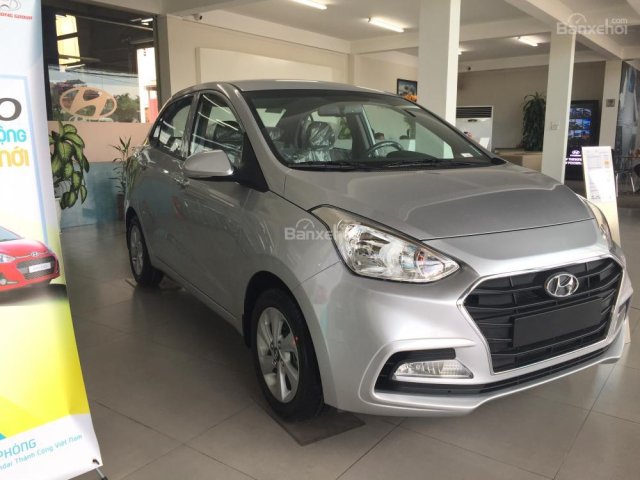 Hyundai Tây Hồ - Sedan i10 1.2 MT full 2018 - Có xe màu bạc, trắng giao ngay