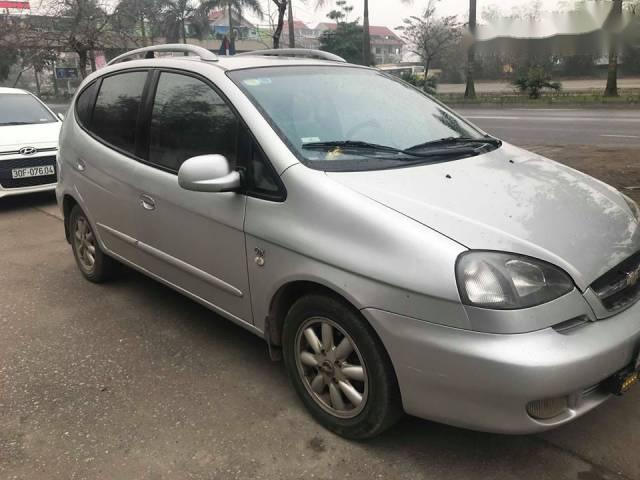 Cần bán Chevrolet Vivant CDX đời 2009, màu bạc số sàn