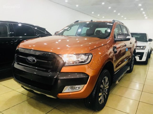 Cần bán xe Ford Ranger năm sản xuất 2018, màu trắng cam, xe nhập giao ngay