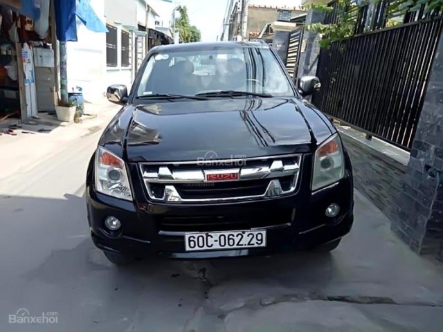 Bán xe Isuzu Dmax LS 3.0 4x2 MT sản xuất năm 2011, màu đen, xe nhập