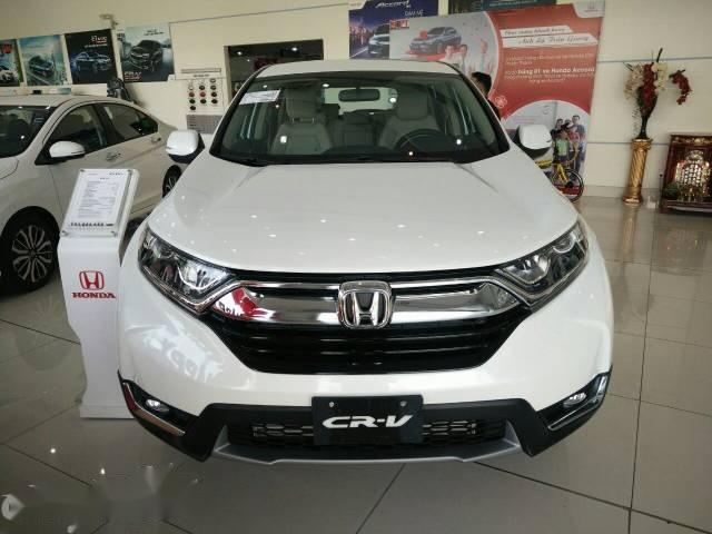 Cần bán Honda CR V 2018, màu trắng, xe nhập