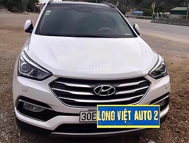 Bán xe Hyundai Santa Fe CRDi 2.2L 4WD SX 2017, màu trắng