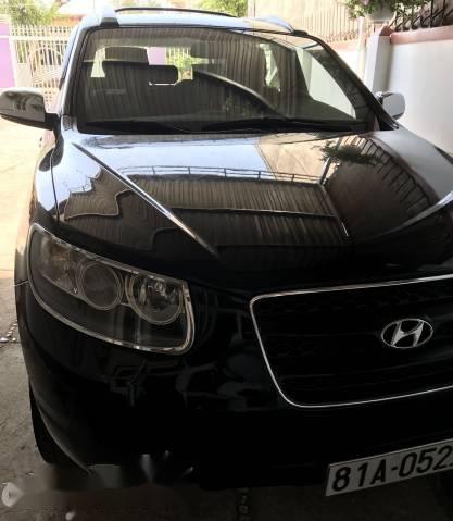 Bán Hyundai Santa Fe đời 2008, màu đen, nhập khẩu, 560tr