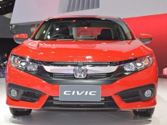 Bán Honda Civic 1.8 AT đời 2018, màu đỏ, nhập khẩu nguyên chiếc, giá 763tr Honda ô tô Bắc Ninh- LH 0966108885