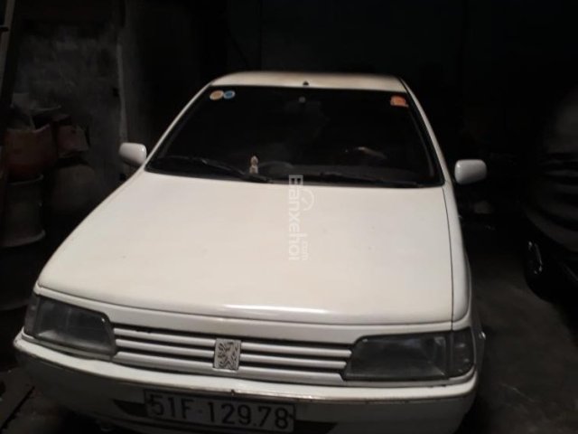 Bán Peugeo 405 LX năm 1990 màu trắng, xe nhập