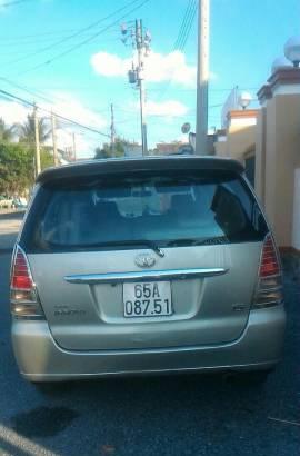 Bán xe Toyota Innova 2007, màu vàng cát