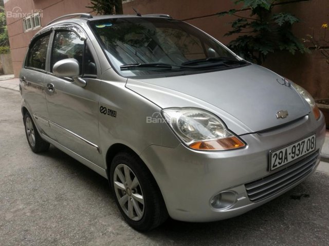 Bán Chevrolet Spark AT đời 2008, màu bạc