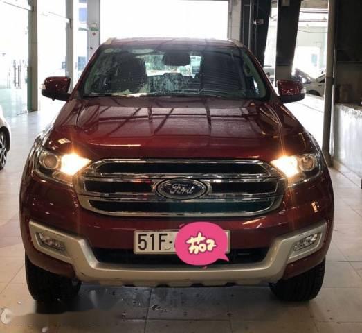 Bán Ford Everest 2.2 Trend sản xuất 2016, màu đỏ 