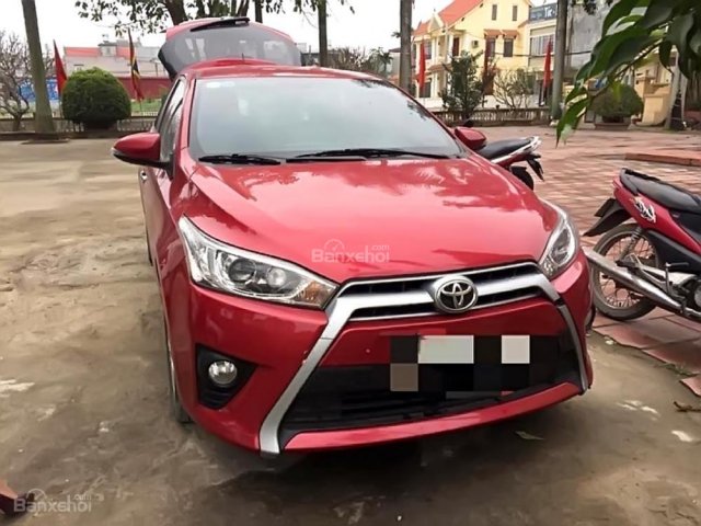 Chính chủ bán Toyota Yaris 1.5G SX 2017, màu đỏ, nhập khẩu