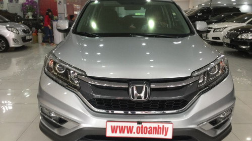 Bán Honda CR V 2.4AT đời 2015, màu bạc, 845 triệu