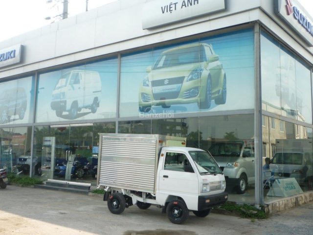 Bán xe tải 5 tạ thùng kín, xe tải Suzuki, KM thuế trước bạ