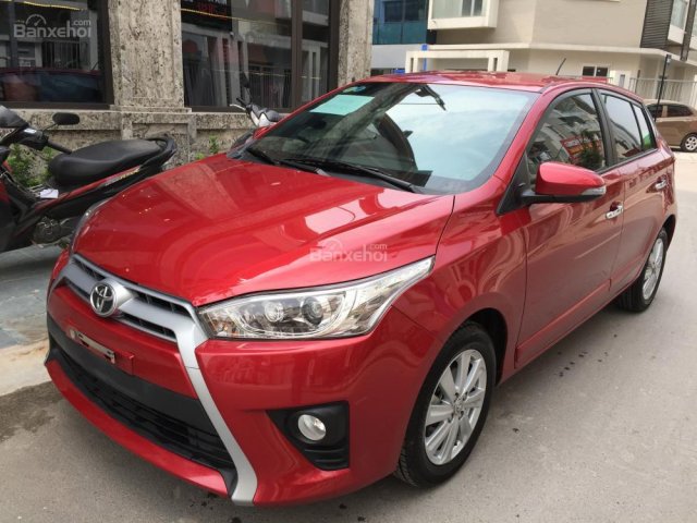 Bán ô tô Toyota Yaris G 1.5 CVT đời 2017, màu đỏ, nhập khẩu