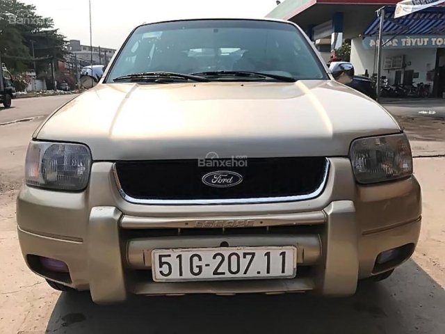 Cần bán xe Ford Escape AT đời 2003, màu vàng, nhập khẩu nguyên chiếc số tự động