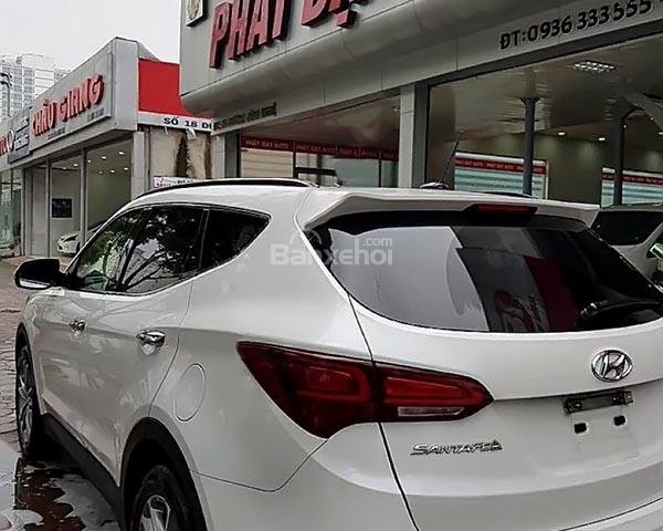 Bán Hyundai Santa Fe đời 2016, màu trắng