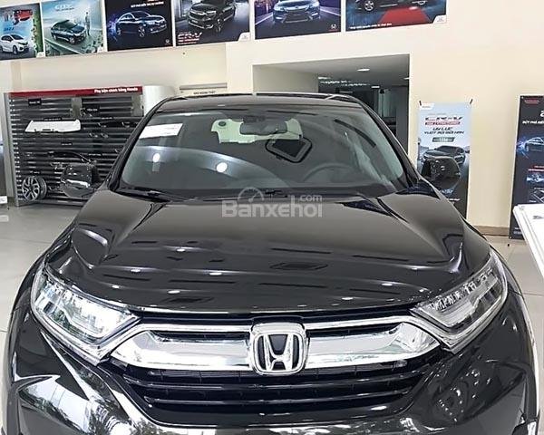 Bán ô tô Honda CR V L năm 2018, màu đen, nhập khẩu