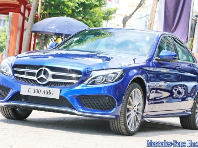 Bán xe Mercedes C300 màu xanh lam, giá tốt, giao xe ngay