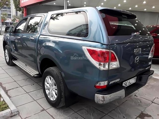 Cần bán lại xe Mazda BT 50 2.2 AT sản xuất năm 2015, màu xanh lam, xe nhập chính chủ giá cạnh tranh