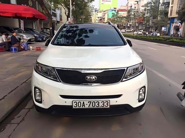 Bán ô tô Kia Sorento DATH đời 2015, màu trắng  