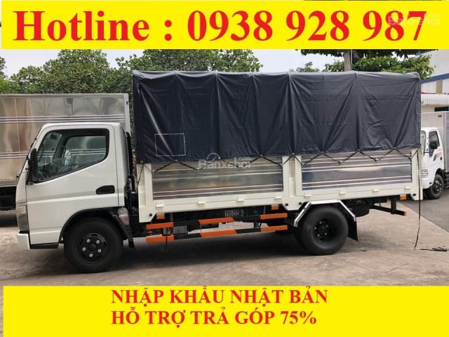 Bán xe tải Mitsubishi Fuso Canter 4.7, thùng mui bạt, tải trọng 1.9 tấn ở TP. Hồ Chí Minh