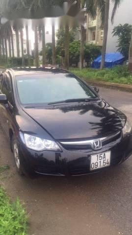 Cần bán Honda Civic đời 2007, màu đen, giá tốt