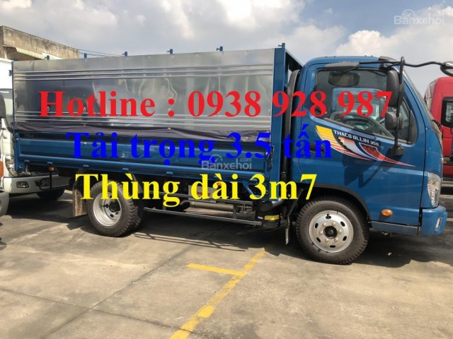 Gía xe tải 3.5 tấn Thaco Ollin 350, thùng dài 3m7, xe tải giá rẻ ở Hồ Chí Minh