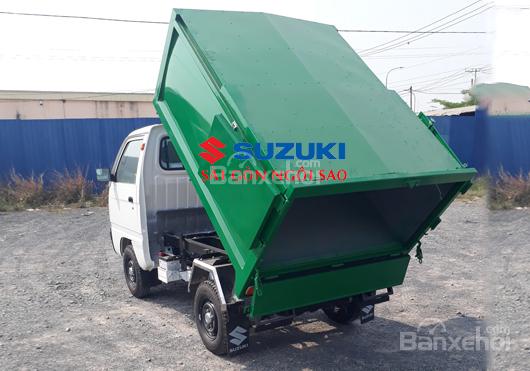 Bán xe chở rác Suzuki, xe chở rác 500kg