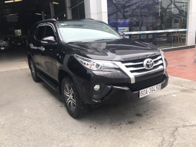 Cần bán Toyota Fortuner G đời 2017, màu nâu, nhập khẩu, trả trước 400tr nhận xe