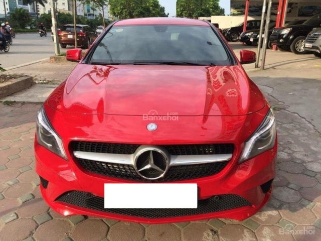 Bán Mercedes CLA200 màu đỏ, sản xuất 12/2015, đăng ký 2016