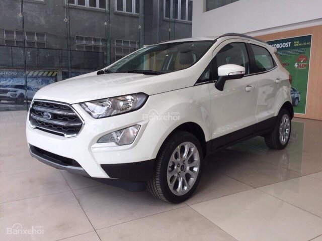 Bán xe Ford Ecopsort màu trắng phiên bản 2018, giao ngay giá tốt