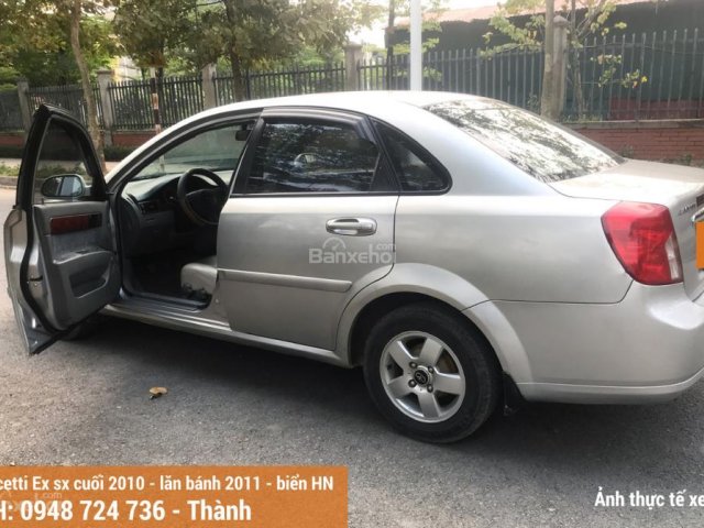 Bán Daewoo Lacetti EX sản xuất 2010, lăn bánh 2011, màu bạc