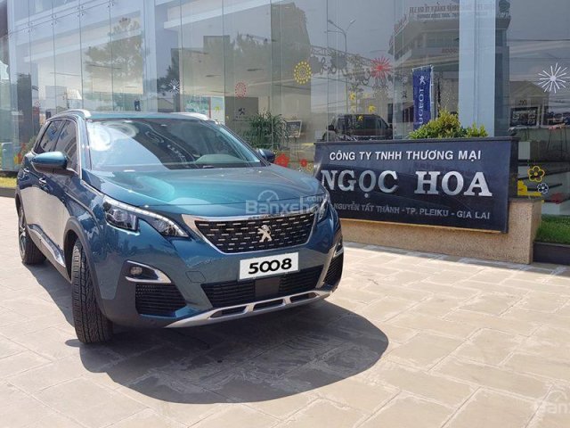 Bán xe Peugeot 5008 màu xanh giá ưu đãi, Peugeot Quảng Ninh