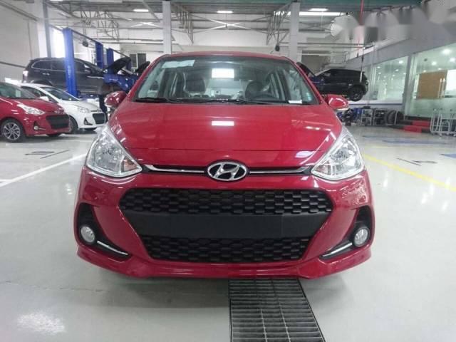 Bán xe Hyundai Grand i10 1.2 sản xuất năm 2018, màu đỏ, 323 triệu