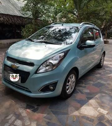 Bán xe Chevrolet Spark LTZ đời 2014, màu xanh ngọc