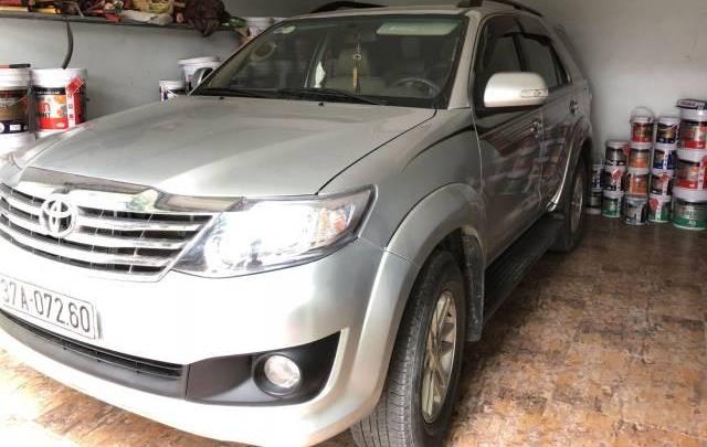 Bán Toyota Fortuner đời 2012, màu bạc  