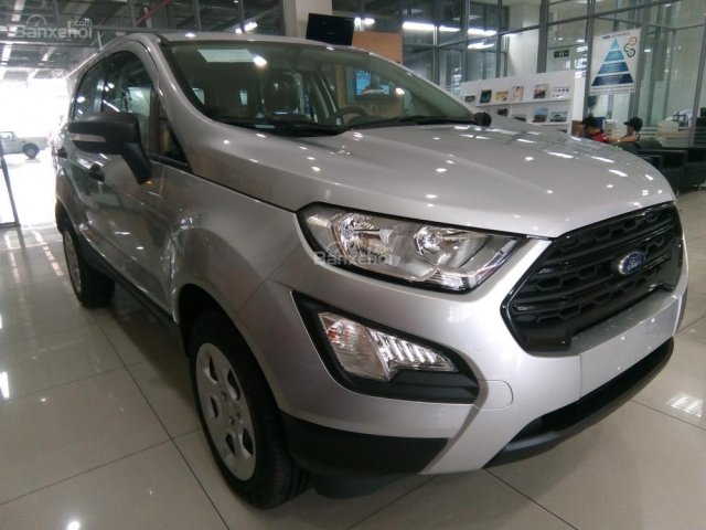 Bán Ford EcoSport 1.5 AT 2018, màu bạc. Giảm tiền mặt +tặng PK Ford cao cấp