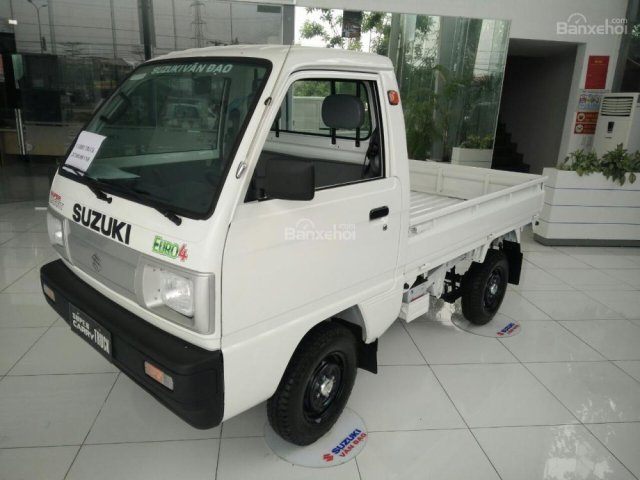 Bán Suzuki Super Carry Truck đời 2018, màu trắng,  khuyến mại lớn