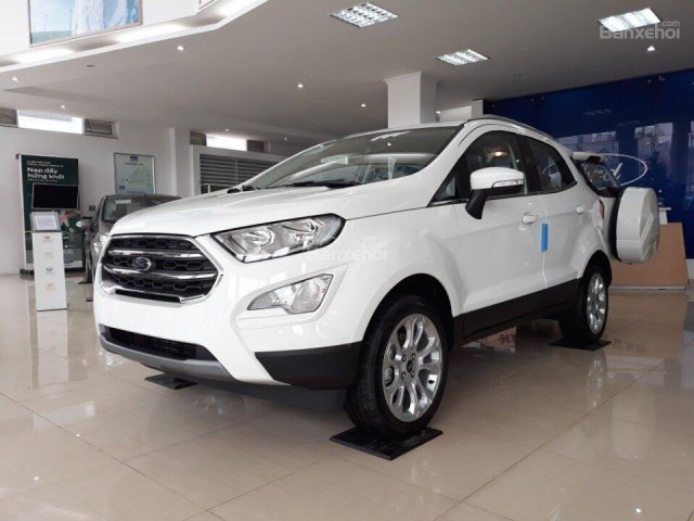 Bán Ford EcoSport 1.0 Ecoboost 2018, mới 100%, màu trắng, giá tốt. L/H 090.778.2222