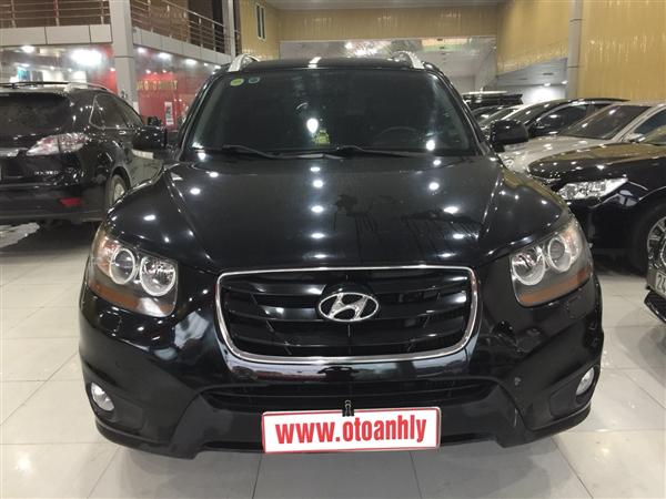 Bán gấp Hyundai Santa Fe đời 2009, màu đen, xe nhập