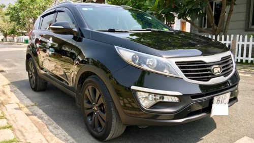 Bán xe Kia Sportage 2.0 CRDi AT năm 2010, màu đen, nhập khẩu Hàn Quốc