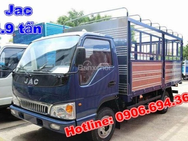 Bán xe tải Jac 4 tấn 95 thùng bạt, giá cạnh tranh nhất Sài Gòn