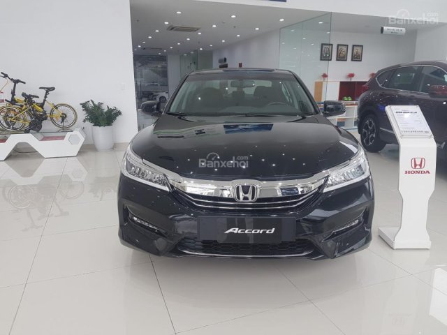 Honda Accord đời 2018- Honda ô tô Bắc Ninh, màu đen, xe nhập