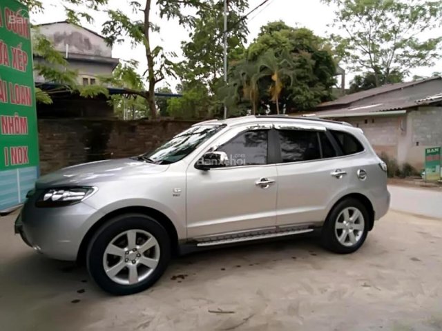 Cần bán lại xe Hyundai Santa Fe đời 2008, màu bạc, xe nhập