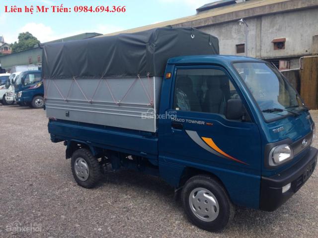Xe tải 5 tạ nâng tải 9 tạ Thaco Towner nhỏ gọn, đủ loại thùng, giá tốt, liên hệ 09846943660