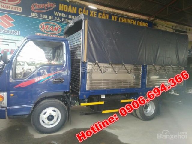 Bán Lô xe Jac 2 tấn 4 thùng bạt máy isuzu hỗ trợ trả góp cao Tại Bình Dương