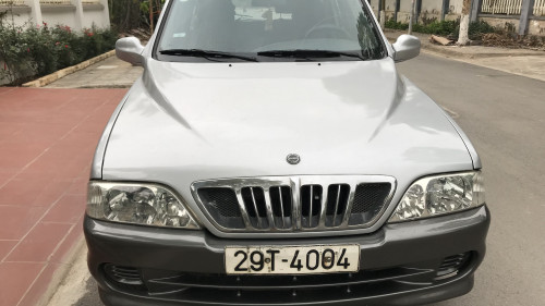 Cần bán lại xe Ssangyong Musso 2.3 MT sản xuất 2003, màu bạc, 150tr