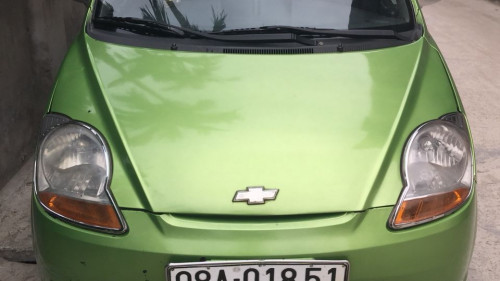 Bán ô tô Chevrolet Spark 1.0 MT sản xuất năm 2008, màu xanh 