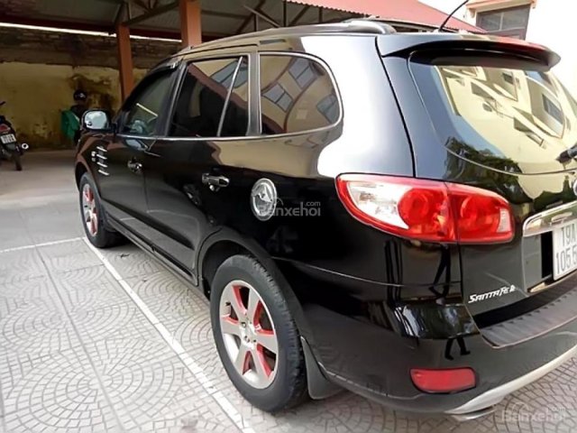 Bán Hyundai Santa Fe 2.2 đời 2007, màu đen, nhập khẩu, 462 triệu